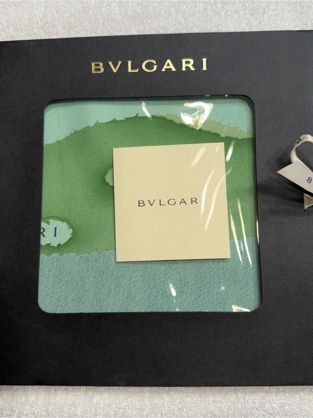 Bulgari Green & Mint Luxury Scarf